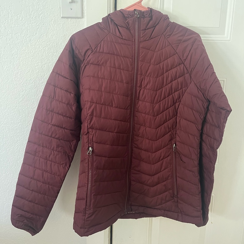 Purple Columbia Puffy Jacket